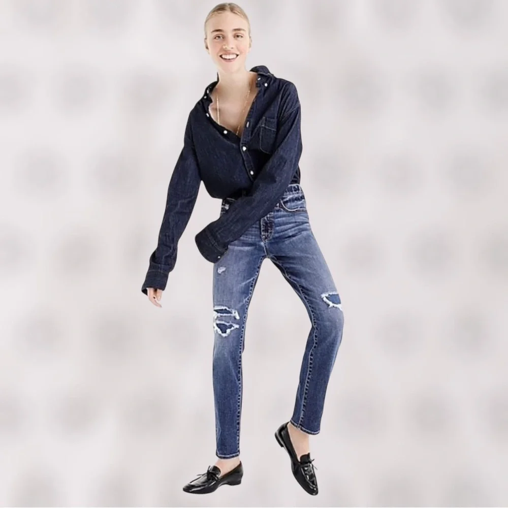 J. Crew ‘Vintage Straight Jeans’ in “Coastline” Wash Size 28